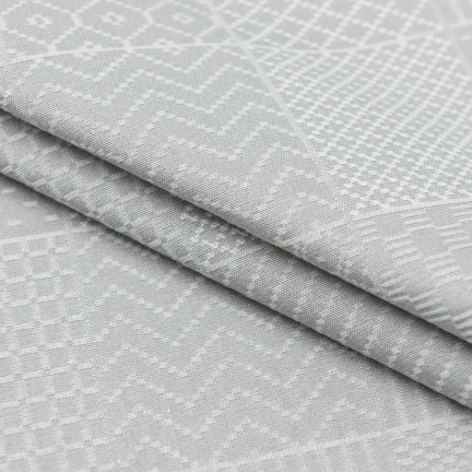 Тканина для скатертин Бокует світло сіра