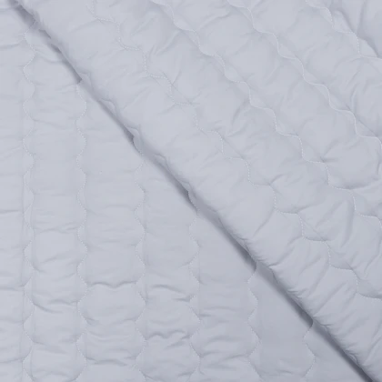 Тканини тк outlet тканини - Декоративна стьогана тканина Маки св.сірий