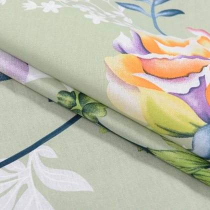 Тканини бавовняні сумішеві - Бязь набивна голд DW 4