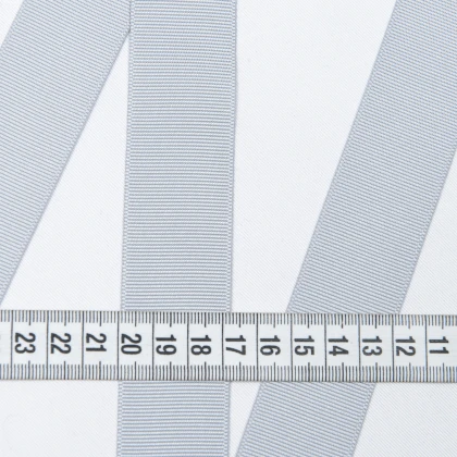 Тканини фурнітура і аксесуари для одягу - Репсова стрічка Грогрен сіро-блакитна 32 мм /20 м 3