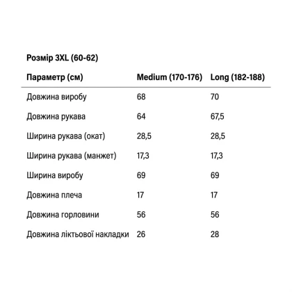 Тканини комплекти одягу - Куртка Прайм розмір 3XL зріст 182-188 2