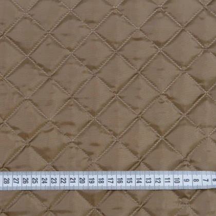 Тканин утеплители - Синтепон 100g термопай 3см*3см с подкладкой 190Т коричневый 3