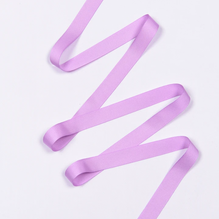 Репсова стрічка Грогрен колір цвет мальва 19 мм /20 м